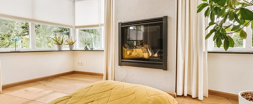 Residential Fireplace Ceramic Glass Installation in Biddeford, ME