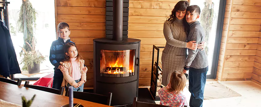 Morso Cast Iron Fireplace Insert Installation in Biddeford, Maine