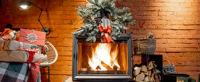 Travis Industries Linear Gas Fireplace Installation in Biddeford, Maine