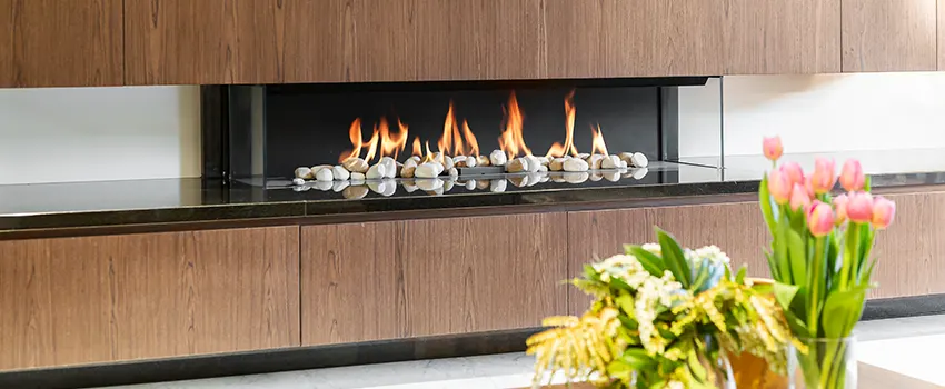Double-height Fireplace Design Refurbishment in Biddeford, Maine
